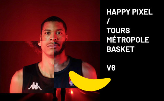 nouveau partenariat entre le Tours Métropole Basket et Happy Pixel