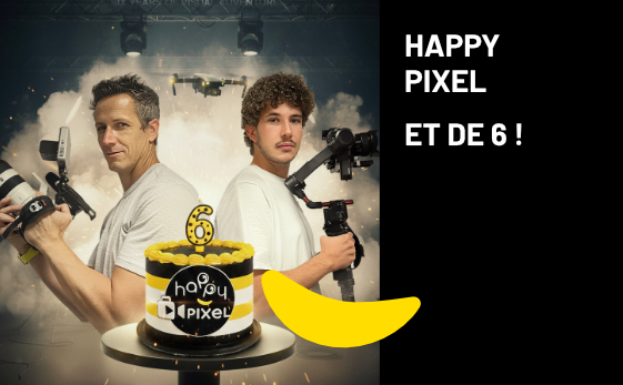 Happy Pixel fête ses 6 ans – anniversaire de l’agence de production vidéo à Tours