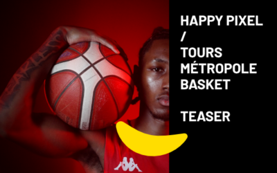 Partenariat vidéo avec le Tours Métropole Basket : Happy Pixel signe pour une 7ᵉ saison