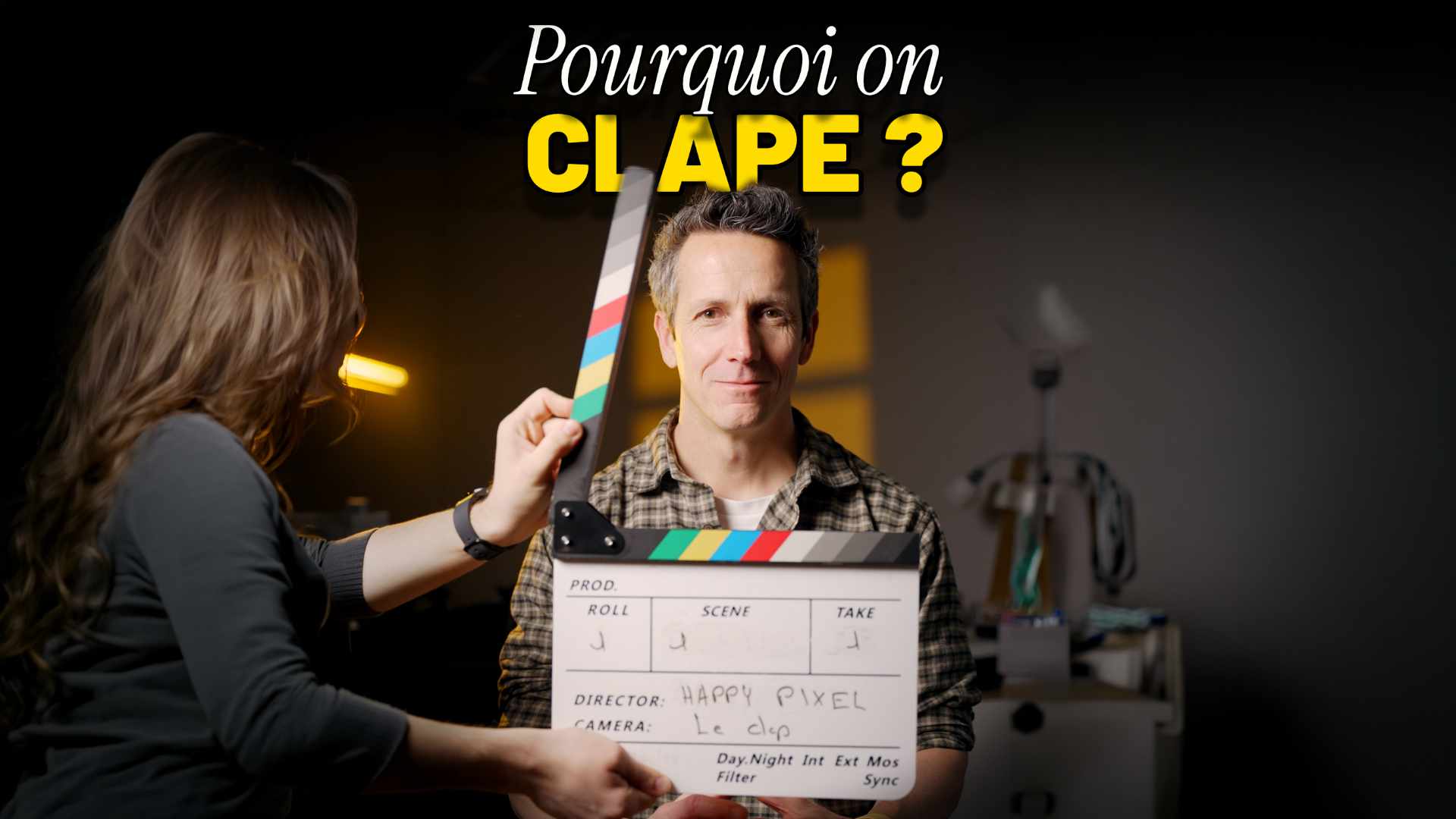 À quoi sert le clap au tournage ?